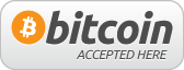 We accept Bitcoin